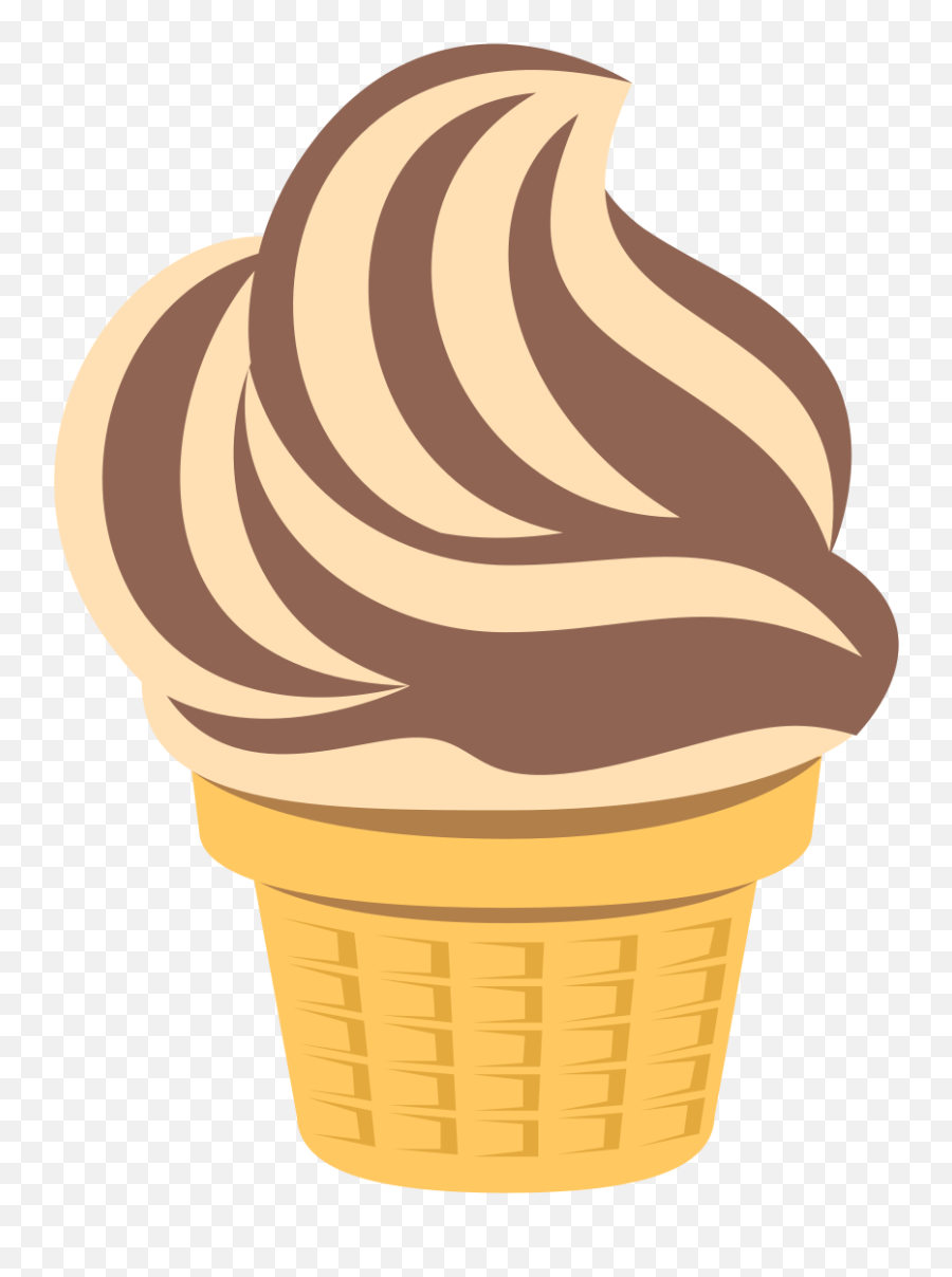 Emojione 1f366 - Swirl Ice Cream Clipart Emoji,Cone Emoji