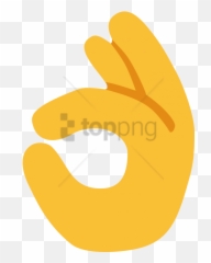 Hd Free Png Ok Hand Emoji Png Image - Ok Hand Emoji Png,Nice Hand Emoji