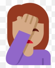 Twemoji2 1f926 - Smack My Head Emoji,Nail Emoji