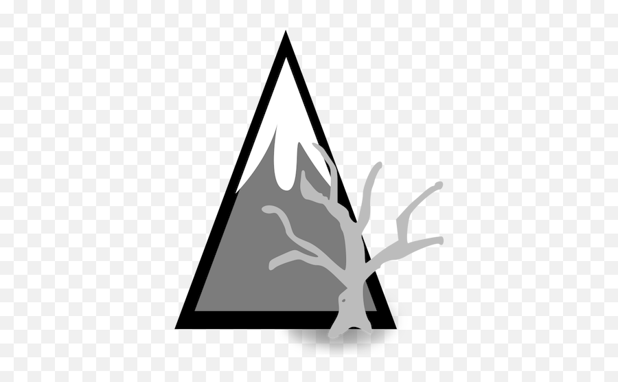 Logo Gunung Adventure Hitam Putih Emoji,Deer Emoticon