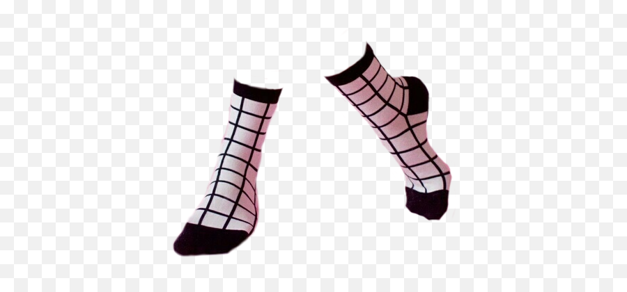 Socks Sock Stripes Pink Black Clothes - Kaos Kaki Aesthetic Emoji,Black Emoji Socks