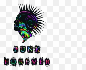 Punk Mohawk Hair Rock Music - Rambut Animasi Emoji