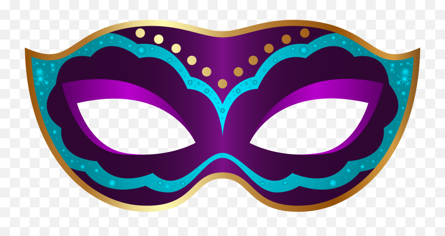 Purple Carnival Mask Clip Art Image - Clipartix Transparent Background Mardi Gras Mask Clip Art Emoji,Laughing Emoji Mask