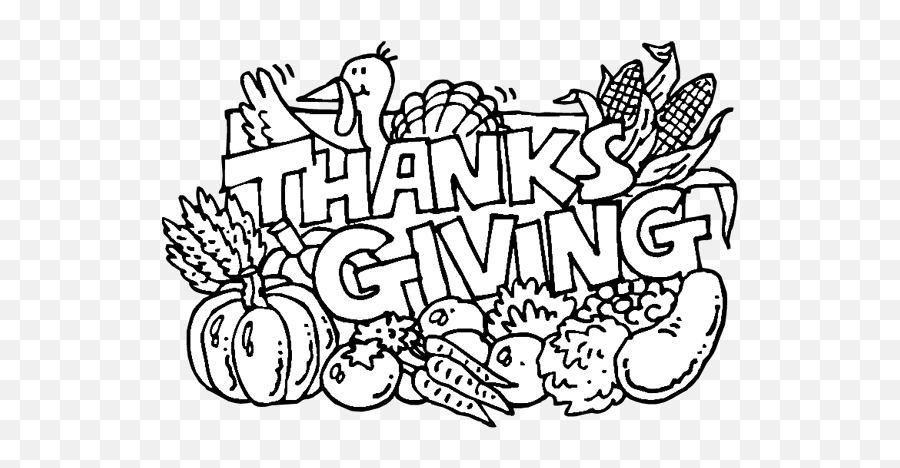 Happy Thanksgiving Coloring Pages Pdf Happy Thanksgiving - Coloring Pages Emoji,Happy Thanksgiving Emoji