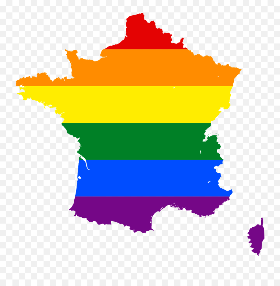 Rainbow Stripes France Symbol Lgbt Glbt - French Culture And Civilisation Emoji,Pride Flag Emojis