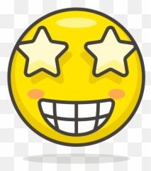 Star - Transparent Png Weird Face Emoji