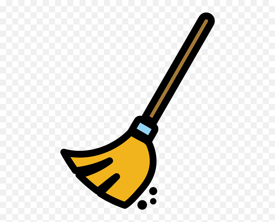 Broom Emoji Clipart - Broom Emoji,Toothbrush Emoji