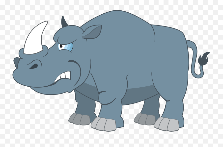 Clipart Elephant Angry Picture 491540 Clipart Elephant Angry Emoji,Rhino Emoji
