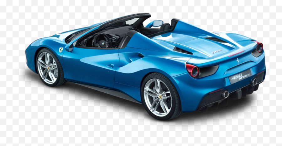 Blue Sports Car Png Official Psds - Ferrari 488 Spider Png Emoji,Blue Car Emoji