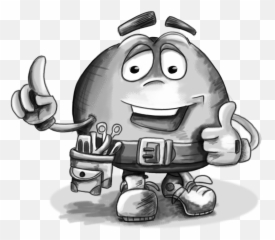 Thumbs Up Builder Carpenter - Logo Mekanik Kartun Emoji,Mechanic Emoji