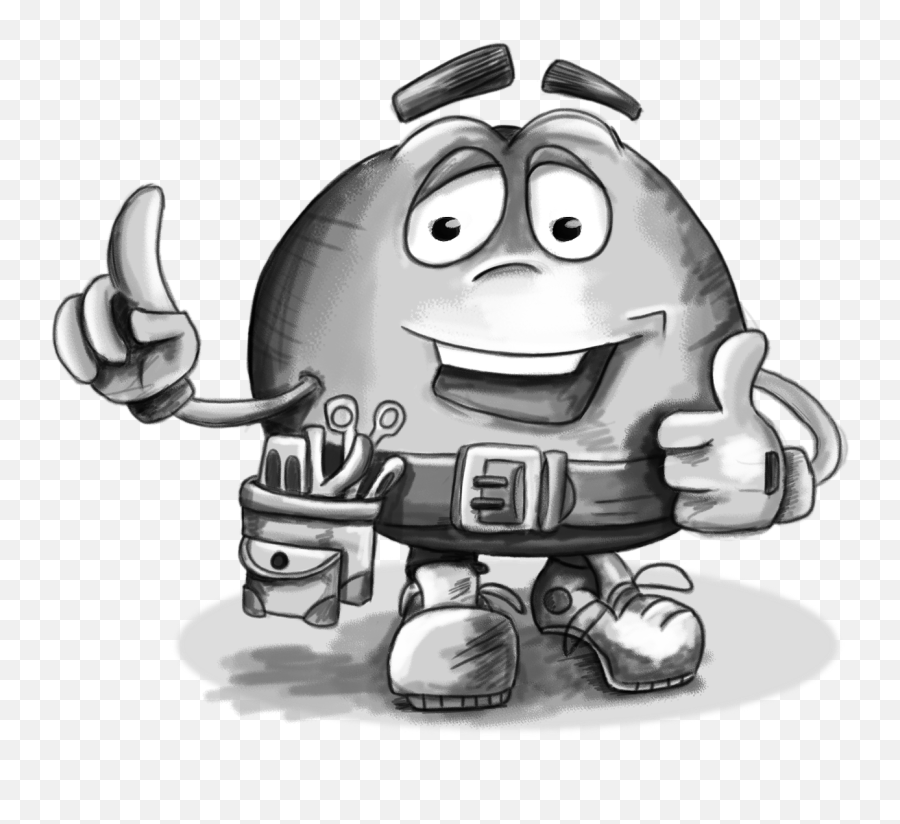 Thumbs Up Builder Carpenter - Logo Mekanik Kartun Emoji,Mechanic Emoji