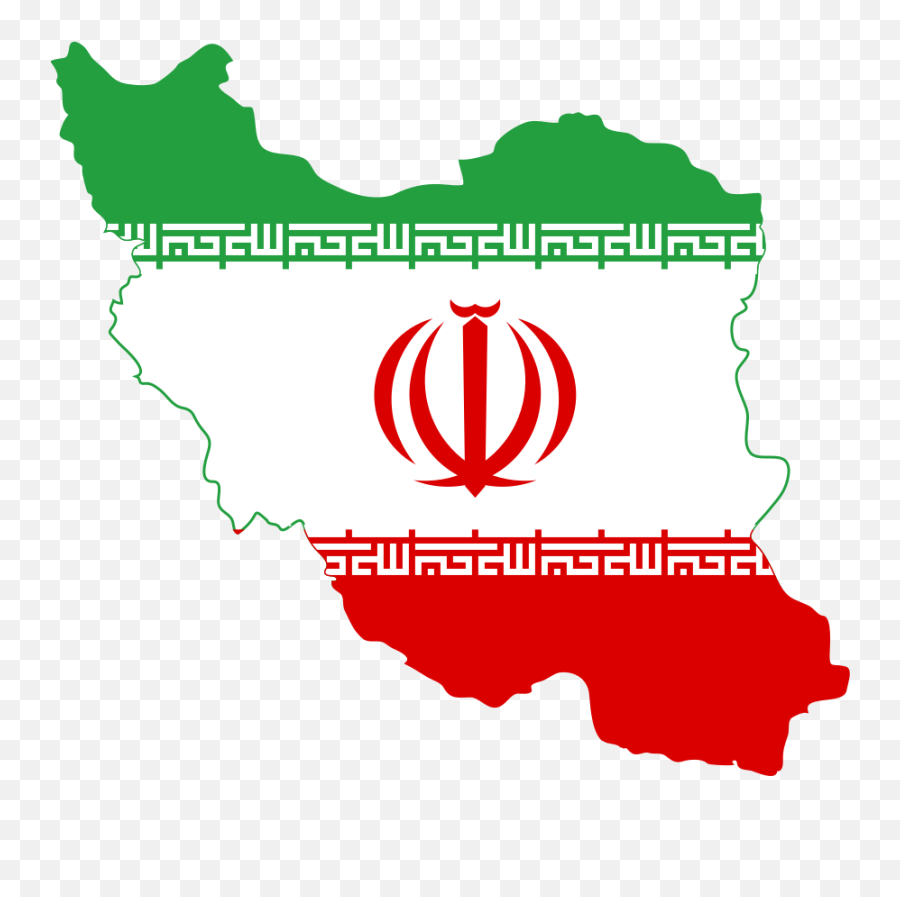 Flag Of Iran In Map - Iran Flag Map Emoji,Emoji Cheat Sheet