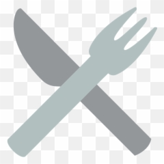 Fork And Knife Emoji Vector Icon - Emoji De Tenedor Y Cuchillo,Knife Emoji