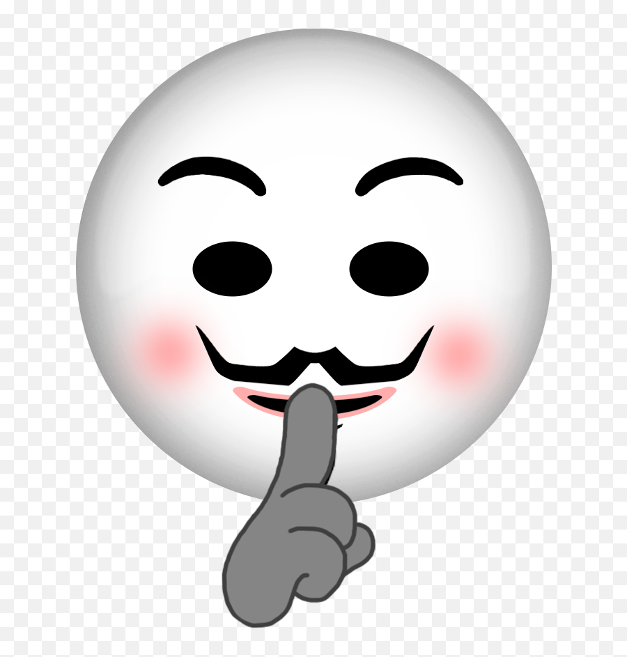 Download Anonymous Emoji Anonymous Mask Emojis Emoticon - Anonymous Emoticon Png,Mask Emoji