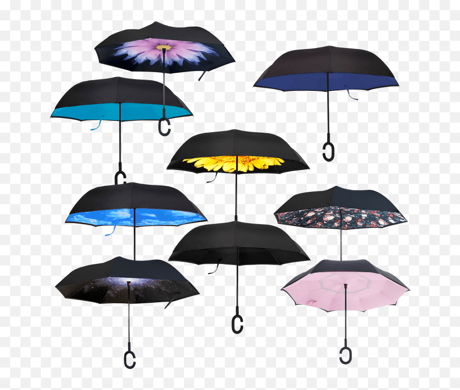 Swisstek Double Layer Windproof Uv - Umbrella Emoji,10 Umbrella Emoji