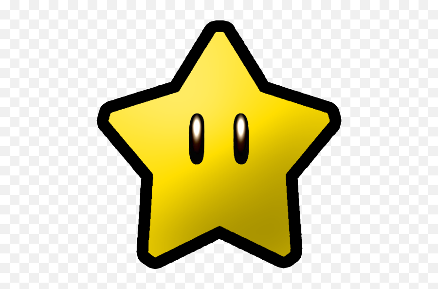 Clip Art Black And White Png Files - Super Mario Star Png Emoji,Star Power Emoji