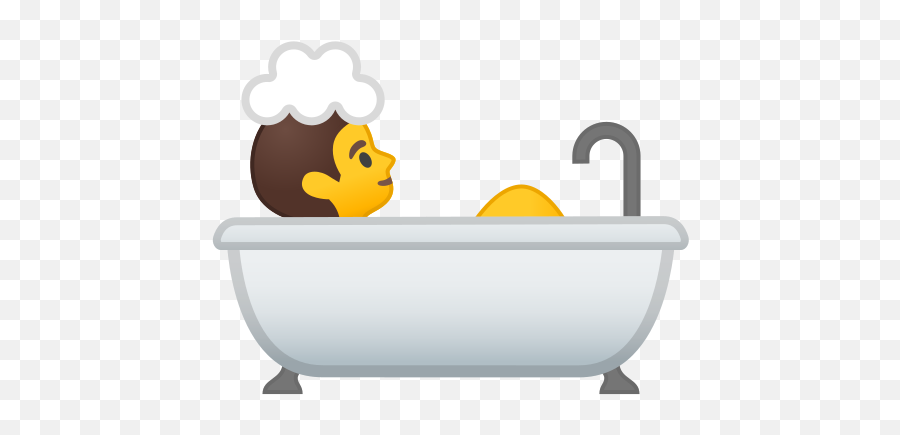 Personne Prenant Un Bain Emoji - Person In Bathtub Emoji,Douche Emoji