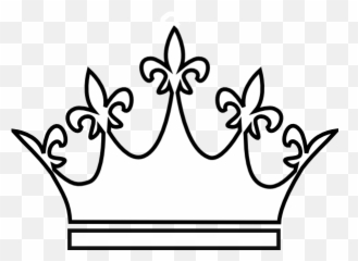 Crown Clipart Line Drawing Pencil - King Png White Emoji