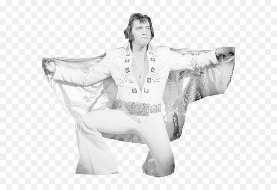 Elvis Presley Psd Official Psds - Elvis Presley Traje Blanco Emoji,Elvis Emoji