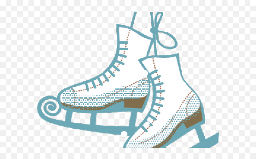 Ice Skates Clipart No Background - Cute Ice Skates Clipart Emoji,Ice Skate Emoji