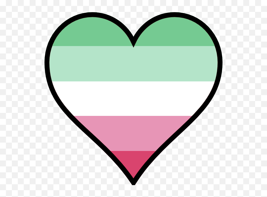 Heart Abrosexual Pride - Heart Emoji,Pride Flag Emojis