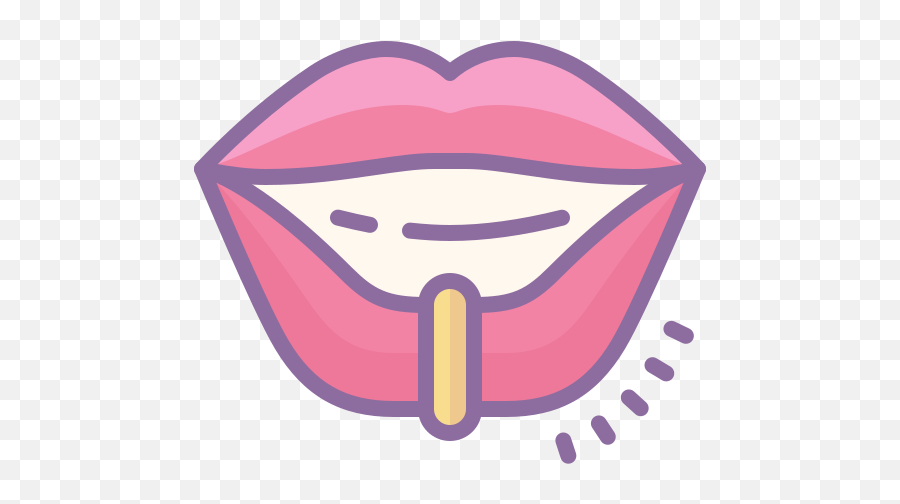 Lip Piercing Icon - Clip Art Emoji,Piercing Emoji