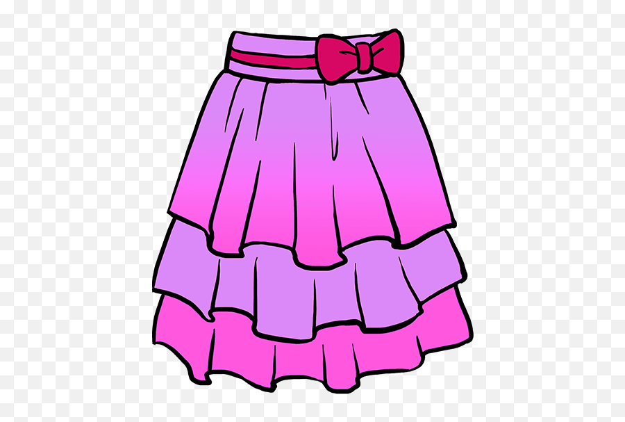 How To Draw A Skirt - Draw A Skirt Easy Emoji,Emoji Skirt