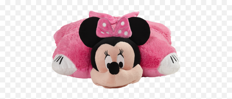 Disney Pink Minnie Mouse Pillow Pet - Minnie Mouse Pillow Pet Emoji,Happy Emoji Pillow