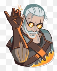 Stickers Set For Telegram - Toss A Coin To Your Witcher Art Emoji,Chainsaw Emoji