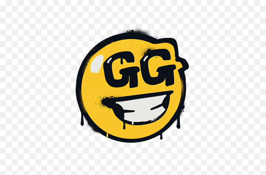 Fortnite Gg Smiley Common Spray - Fortnite Gg Smiley Png Emoji,Fortnite Emojis