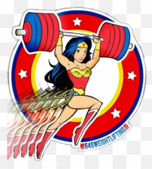 Wonderwoman Superhero Weights Strong Diana Costumes Las - Wonder Woman Weightlifting Emoji,Weightlifting Emoji