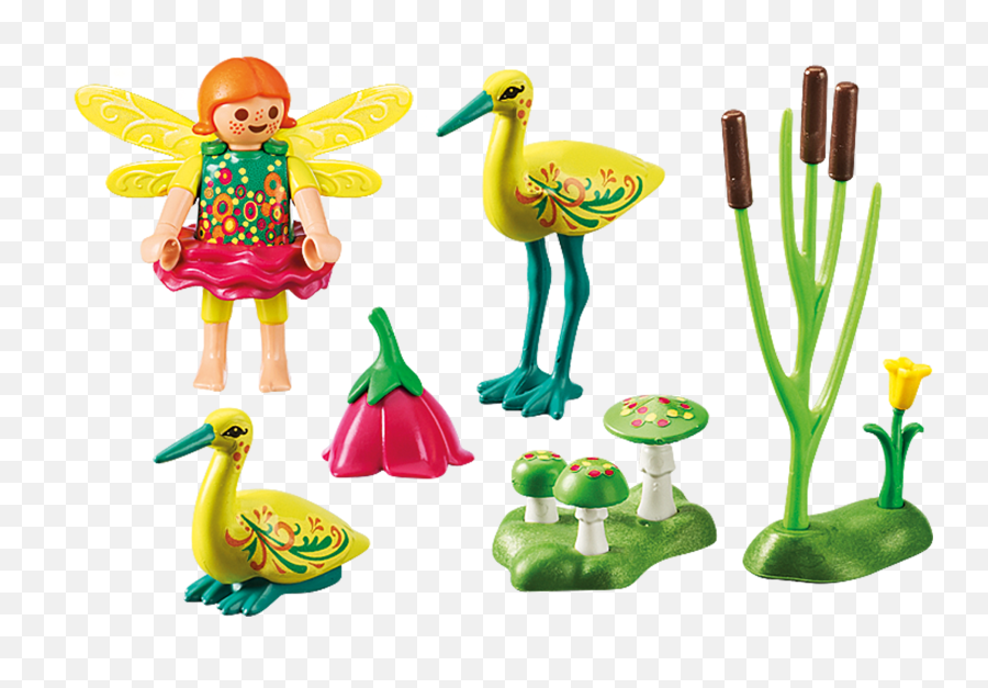 Playmobil 9138 Fairy Girl With Storks - Playmobil 9138 Emoji,Stork Emoji