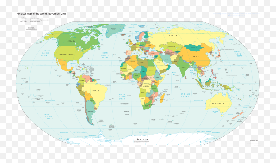 Political Map Of The World - World Map 2019 Countries Emoji,Emojie Worl D