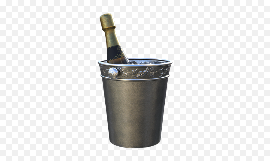 Champagne Bucket Ice - Brush Emoji,Champagne Bottle Emoji