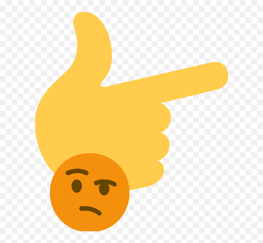Thinking - Transparent Png Thinking Emoji Hand,Russia Emoji