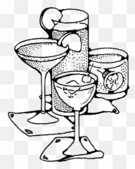 Bar Drinks Clipart i2Clipart - Royalty Free Public Domain Transparent Cocktail Black And White Emoji