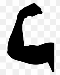 Bicep Clipart Drawn Bicep Drawn Transparent Free For - Bicep Clipart Silhouette Emoji,Bicep Emoji