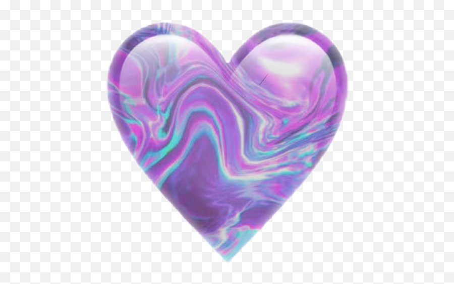 Holographic Heart Emoji Emoticon Tumblr - Rick And Morty Edits,Colored Heart Emoji