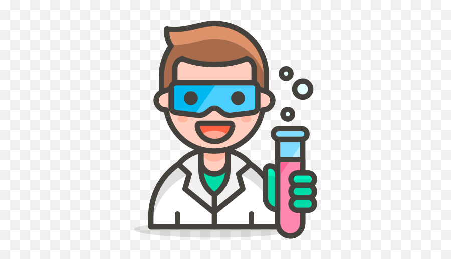 158 - Scientist Icon Png Emoji,Emoji With Glasses