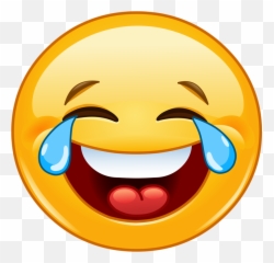 Emoticon Smiley Face With Tears Of Joy Emoji Happiness - Emoji Whatsapp Smiley Face,Joy Emoji
