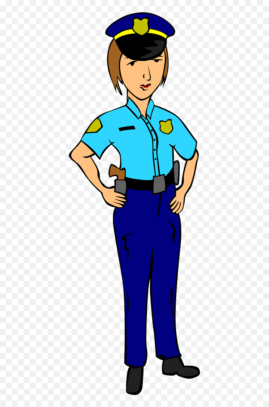 Police Officer People Woman - Transparent Background Police Clipart Emoji,Police Light Emoji