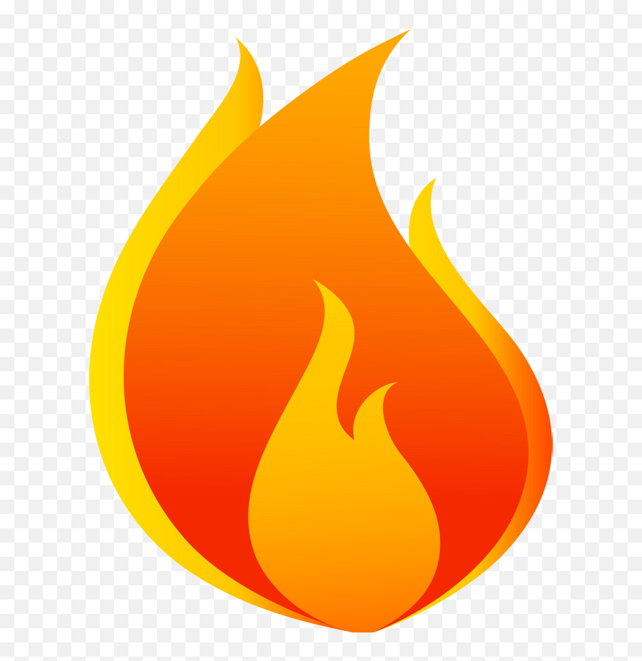 Clipart Flames Cartoon Clipart Flames - Cartoon Fire Clip Art Emoji,How To Draw The Fire Emoji