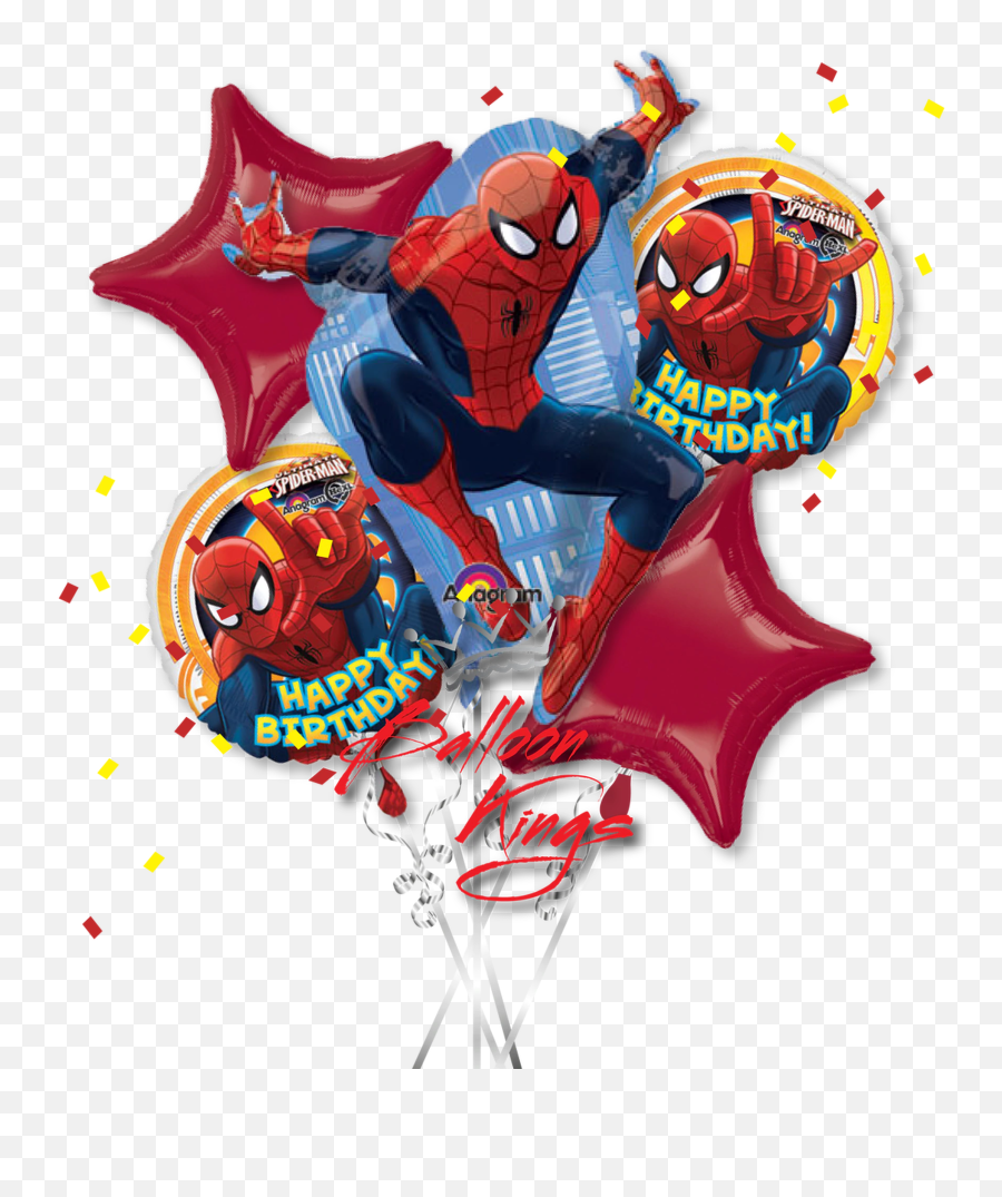 Spiderman Bouquet - Happy Birthday Buffalo Bills Fan Emoji,Spiderman Emoji