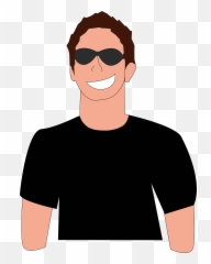 Sunglasses Clipart Man Clipart - Person With Sunglasses Clipart Emoji,Emoji Wearing Sunglasses
