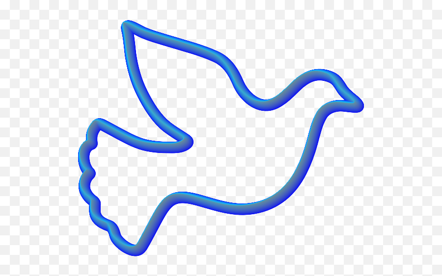 Peace Dove Outline 3d - Doves As Symbols Emoji,Facebook Emoticons Peace Sign