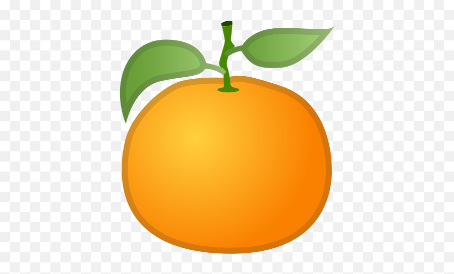 Tangerine Emoji - Orange Fruit Emoji,Tangerine Emoji