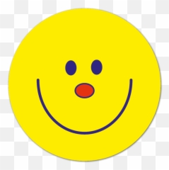 Smiley Face Sticker no caption 38mm - Emoji