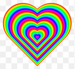 Heart Rainbow Picture - Love Emoji