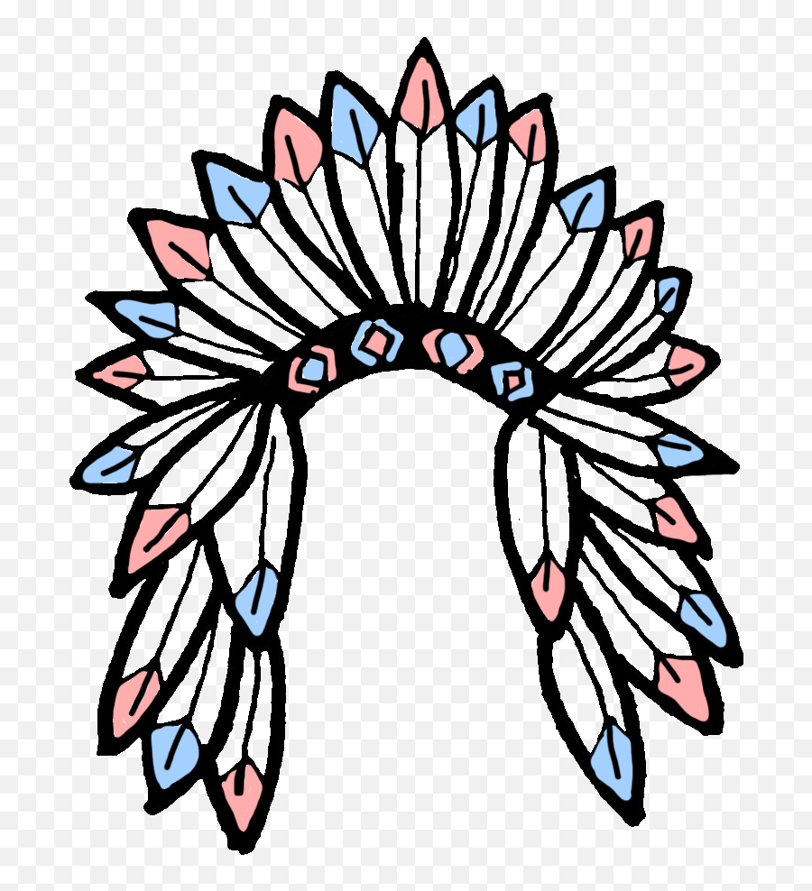 Native American Headdress Transparent - Native American Headdress Clipart Emoji,Native American Emoji