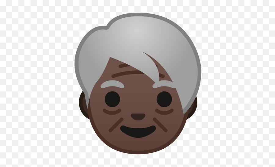 Older Person Emoji With Dark Skin Tone Meaning And Pictures - Human Skin Color,Claw Emoji